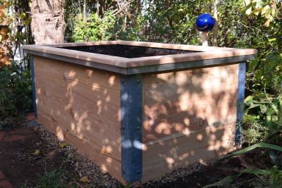 mittelhohes Hochbeet aus Lärchenholz